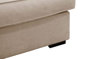 Rossita Lyx 3-personers ekstra dyb sofa i stof - Lysebrun - Møbler - Sofaer - 3 personers sofa