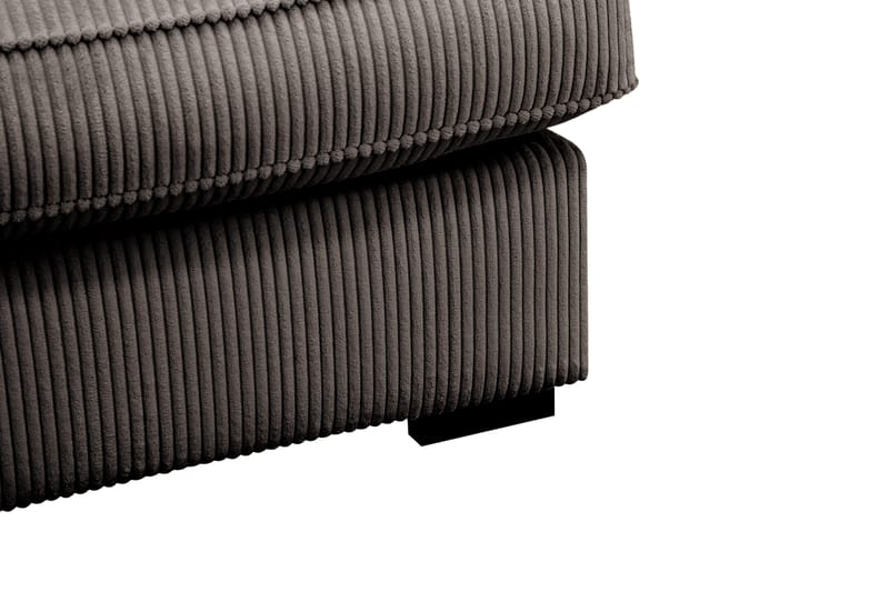 Rossita Lyx 3-personers Ekstra dyb Sofa i Fløjl - Brun - Møbler - Sofaer - 3 personers sofa