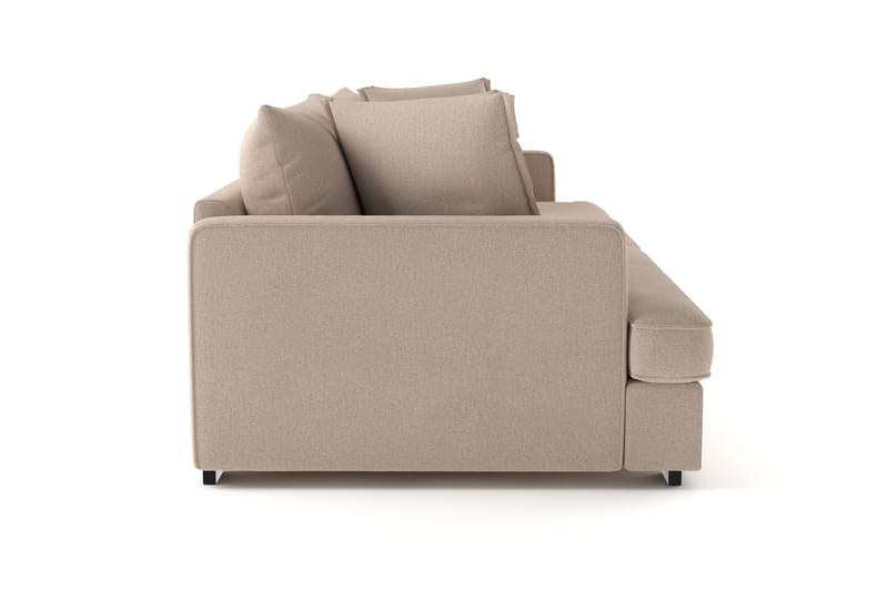 Rossita Lyx 4-personers Ekstra Dyb Sofa i Stof - Beige - Møbler - Sofaer - 4 personers sofa