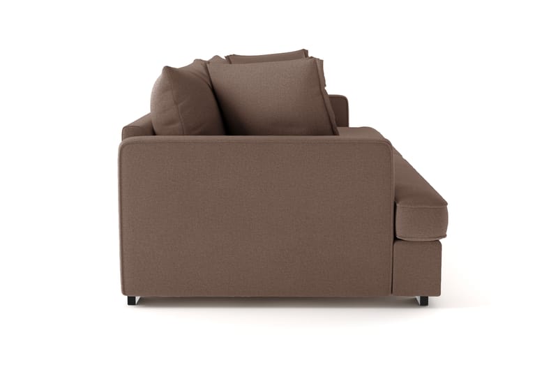 Rossita Lyx 4-personers Ekstra Dyb Sofa i Stof - Brun - Møbler - Sofaer - 4 personers sofa