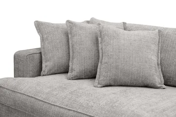 Rossita Lyx 4-personers Ekstra Dyb Sofa i Chenille - Lysegrå - Møbler - Sofaer - 4 personers sofa