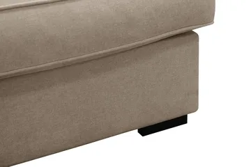 Rossita Lyx 6-personers venstrevendt U-formet ekstra dyb sofa med divan og chaiselong i stof - Brun - Møbler - Sofaer - U Sofa