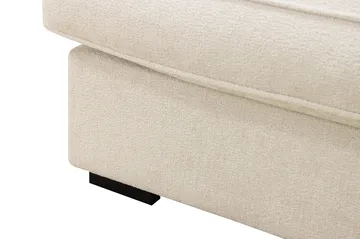 Rossita Lyx 6-personers højrevendt U-formet ekstra dyb sofa med divan og chaiselong i chenille - Beige - Møbler - Sofaer - U Sofa