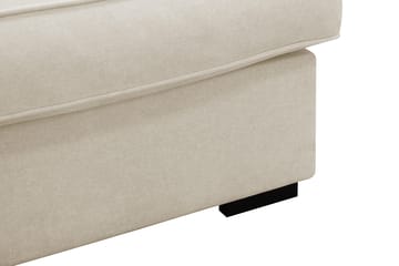 Rossita Lyx 6-personers venstrevendt U-formet ekstra dyb sofa med divan og chaiselong i stof - Beige - Møbler - Sofaer - U Sofa