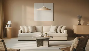 Rossita Lyx ekstra dyb 4-personers stofsofa - Beige - Møbler - Sofaer - 4 personers sofa