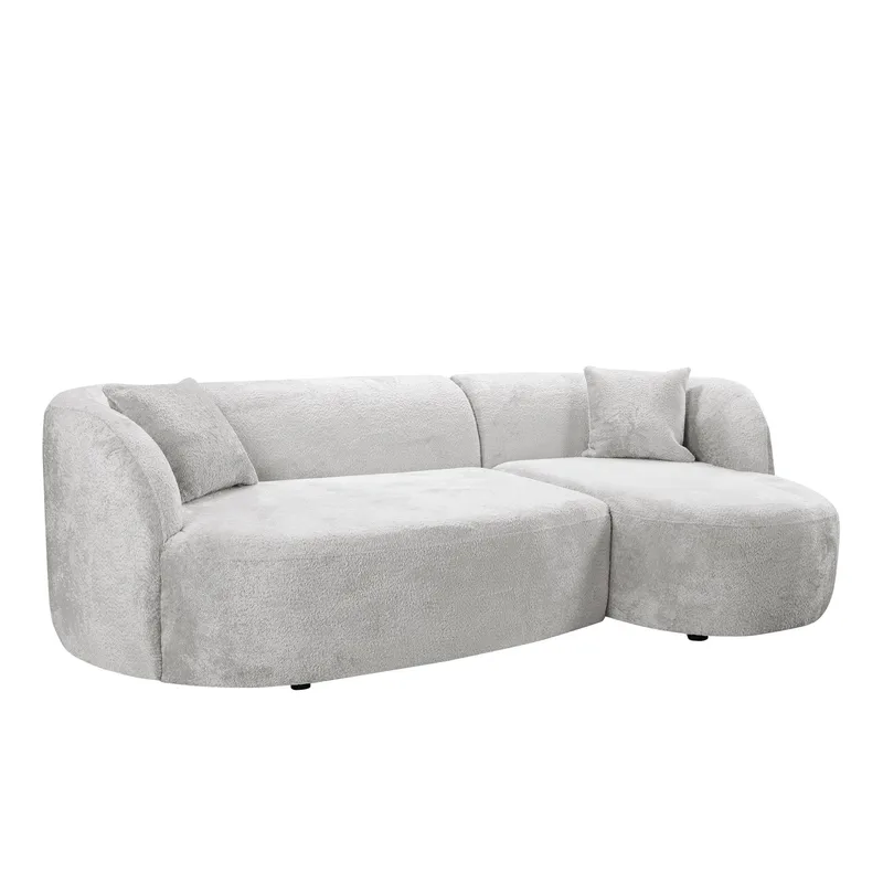 Rylian 3-personers sofa med chaiselong - knækket hvid - Møbler - Sofaer - Hjørnesofa