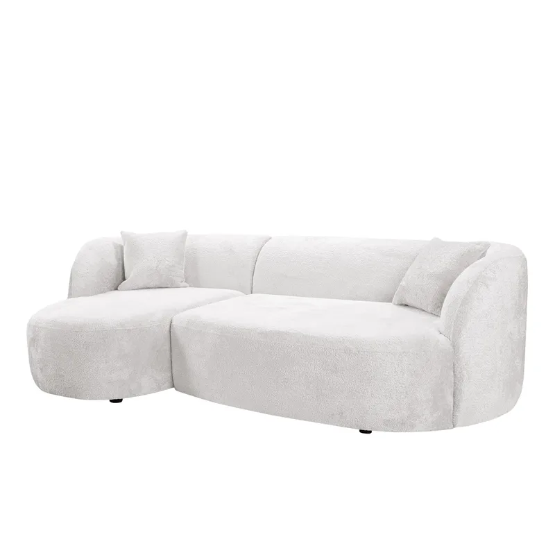 Rylian 3-personers sofa med chaiselong - hvid - Møbler - Sofaer - Hjørnesofa