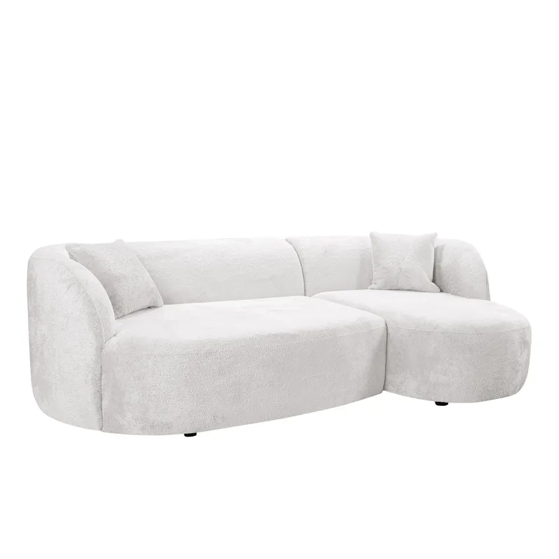 Rylian 3-personers sofa med chaiselong - hvid - Møbler - Sofaer - Hjørnesofa
