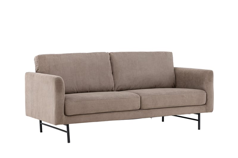 Sabiya 3-pers Sofa - Brun - 3 personers sofa