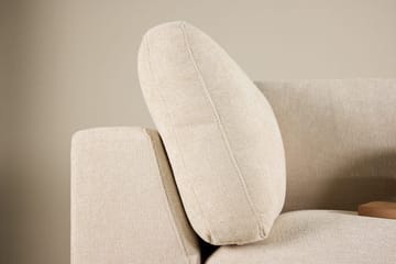 Salerno 4-personers L-formet Hjørnesofa i Stof - Beige - Møbler - Sofaer - Hjørnesofa