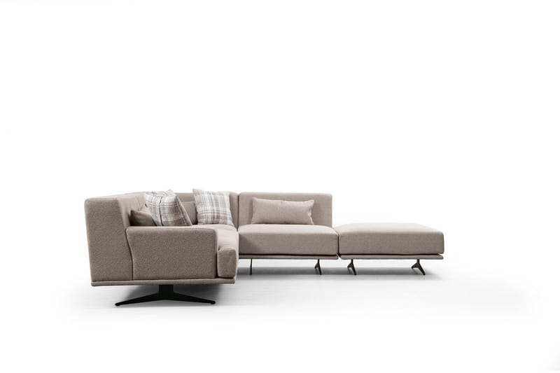 Sanroman Chaiselongsofa - Beige - Møbler - Sofaer - Sofa med chaiselong