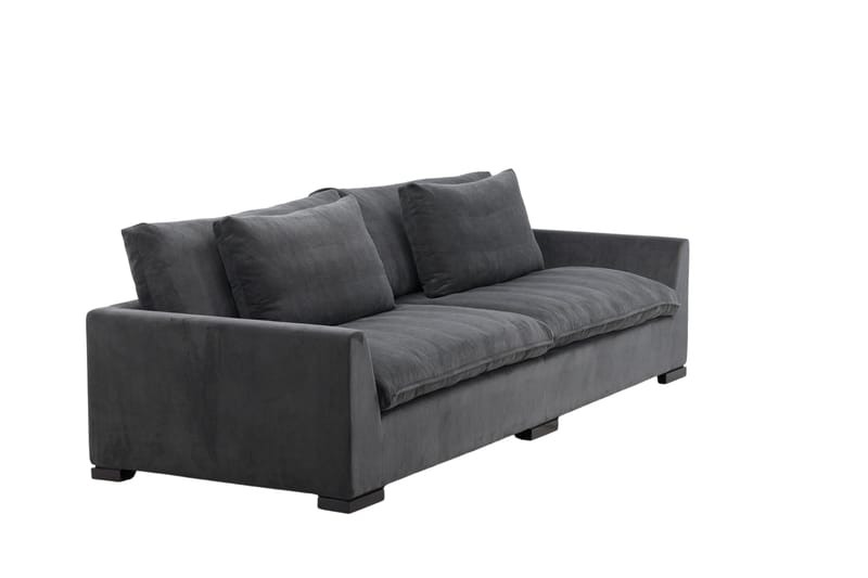 Savita 3-Pers. Sofa - Mørkegrå Manchester - 3 personers sofa