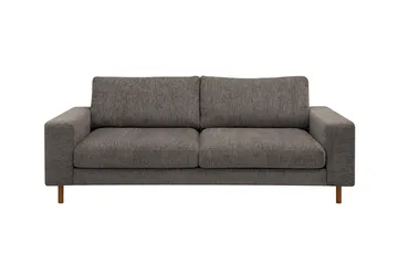 Scandi dyb 3-personers sofa i chenille