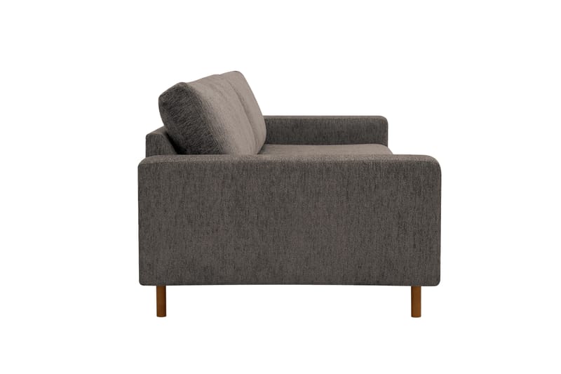 Scandi Dyb 4-personers sofa i chenille - Grå - Møbler - Sofaer - Velour sofaer