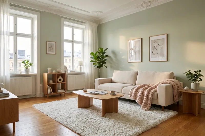 Scandi Dyb 4-personers sofa i Jernbanefløjl - Beige - Møbler - Sofaer - 4 personers sofa