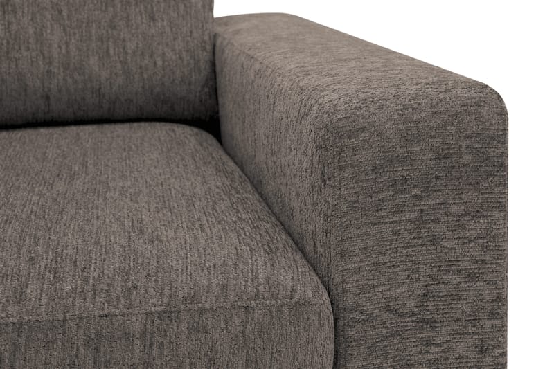Scandi Dyb 4-personers sofa i chenille - Grå - Møbler - Sofaer - Velour sofaer