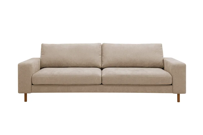 Scandi Dyb 4-pers. sofa i stof, undefined