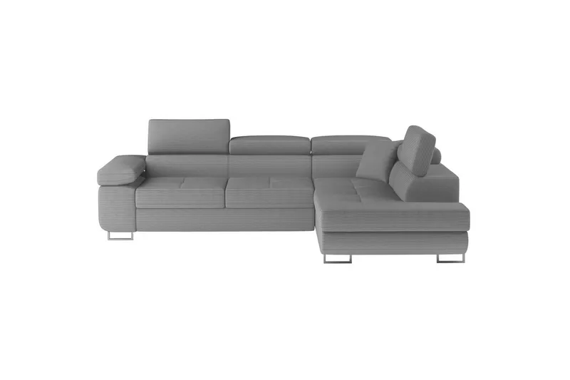 Sektionssofa Eltap Anton 272x203x85 cm - Jarell 04, Lysegrå, Højre - Møbler - Sofaer - Sovesofaer