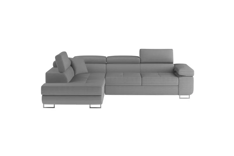 Sektionssofa Eltap Anton 272x203x85 cm - Jarell 04, Lysegrå, Venstre - Møbler - Sofaer - Sovesofaer