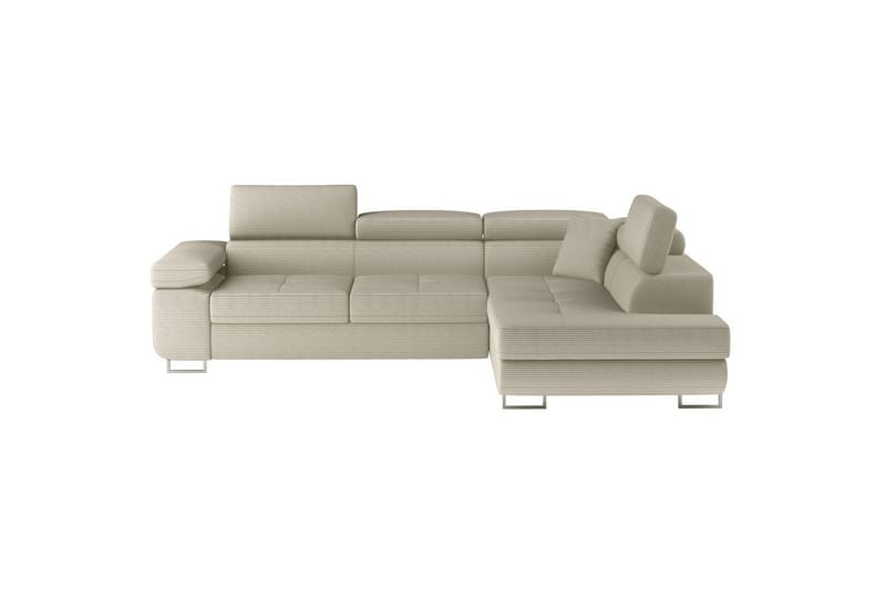 Sektionssofa Eltap Anton 272x203x85 cm - Jarell 18, Lys Beige, Højre - Møbler - Sofaer - Sovesofaer