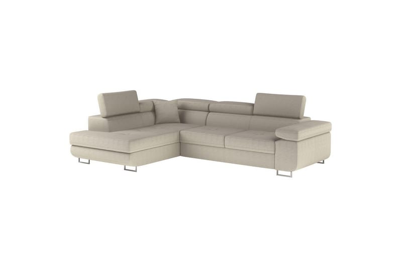 Sektionssofa Eltap Anton 272x203x85 cm - Jarell 18, Lys Beige, Venstre - Møbler - Sofaer - Sovesofaer