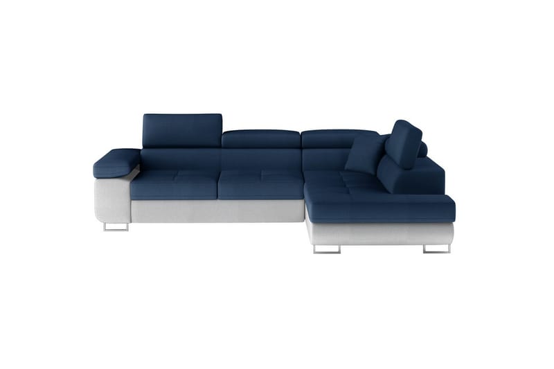 Sektionssofa Eltap Anton 272x203x85 cm, Monolit 77, Monolit 84, Blå, Lysegrå, Højre