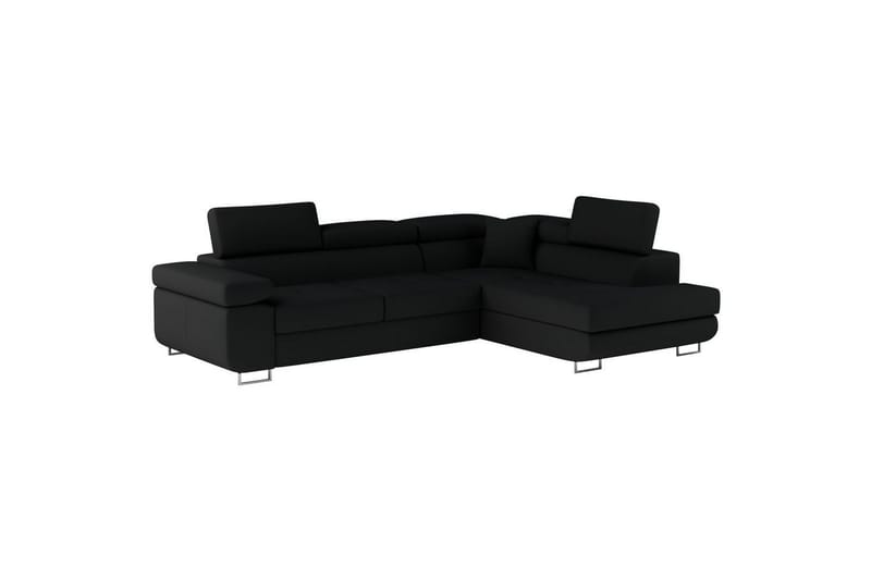 Sektionssofa Eltap Anton 272x203x85 cm - Sawana 14, Sort, Højre - Møbler - Sofaer - Sovesofaer