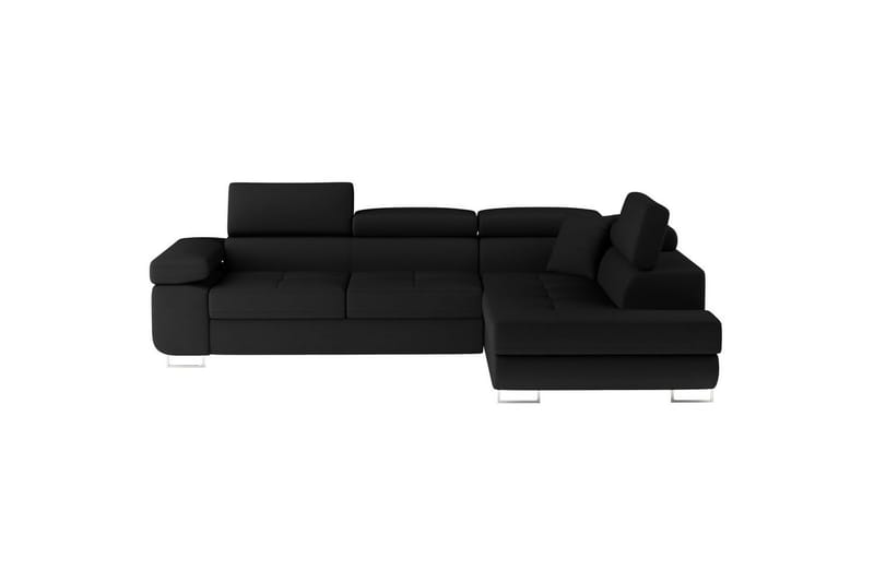 Sektionssofa Eltap Anton 272x203x85 cm - Sawana 14, Sort, Højre - Møbler - Sofaer - Sovesofaer