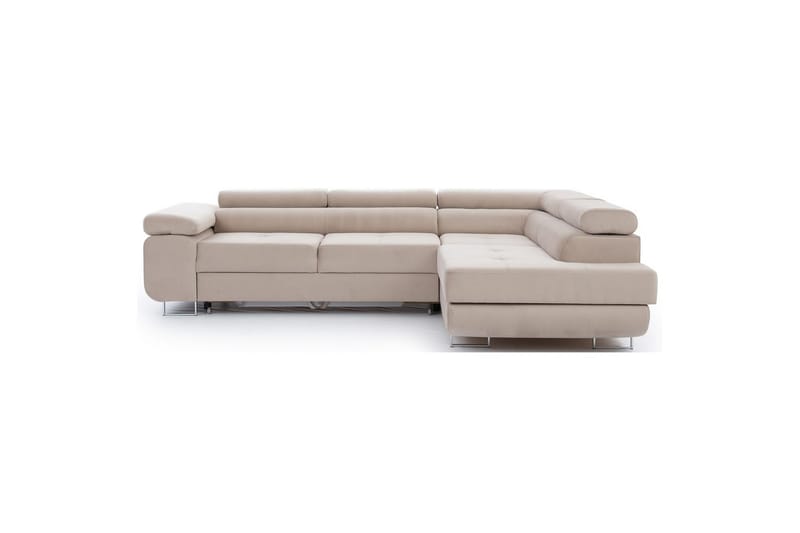 Sektionssofa Eltap Anton 272x203x85 cm, Paros 02, Beige, Højre