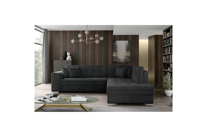 Sektionssofa Eltap Pieretta 260x207x78 cm - Paros 06, Grå, Højre - Møbler - Sofaer - Sovesofaer