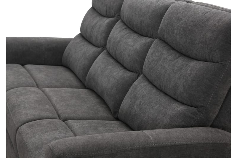 Shano Reclinersofa 3-personers Manuel - Grå - Møbler - Sofaer - 3 personers sofa