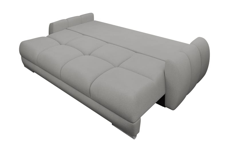 Simerly 3-personers Sovesofa 234 cm med Opbevaring i Plys - Grå - Møbler - Sofaer - 3 personers sofa