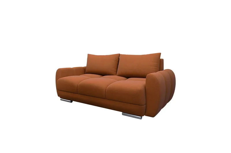 Simerly 3-personers Sofa 186 cm i Bouclé, Terrakotta
