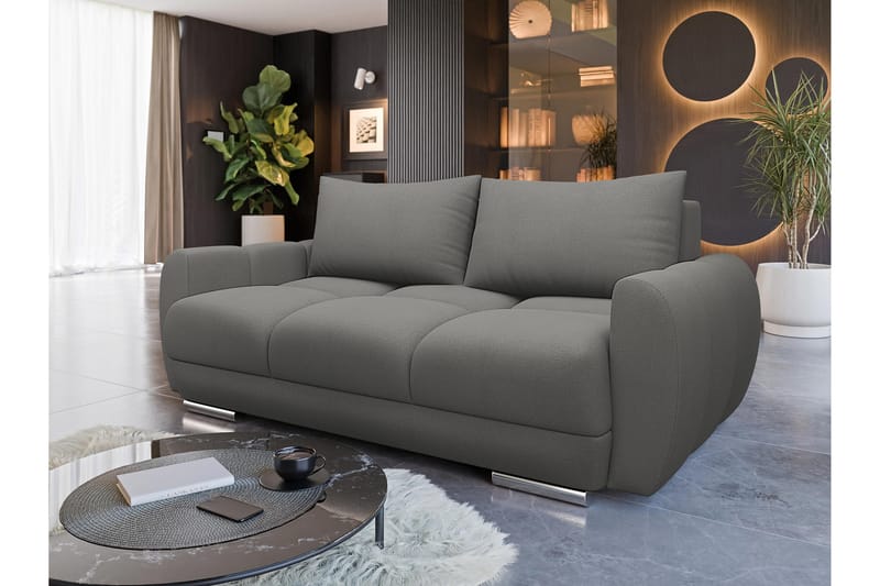 Simerly Sofa 3-personers - Mørkegrå - Møbler - Sofaer - 3 personers sofa