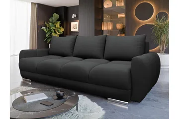 Simerly Sofa 3-personers - Sort - Møbler - Sofaer - 3 personers sofa
