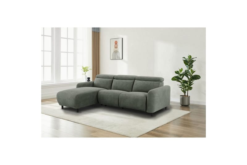 Skaane Reclinersofa 3-sæde - Grå - Møbler - Sofaer - Recliner sofaer