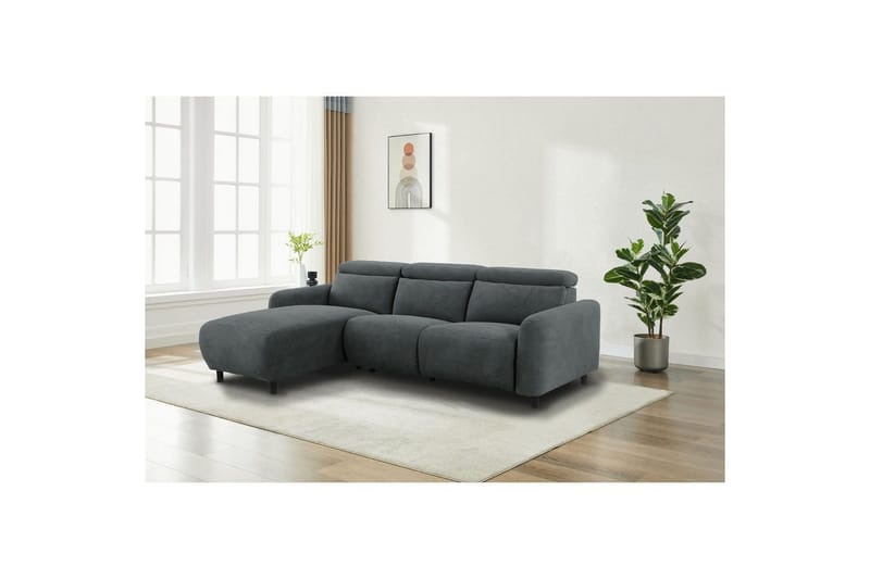 Skaane Reclinersofa 3-sæde - Grå - Møbler - Sofaer - Recliner sofaer