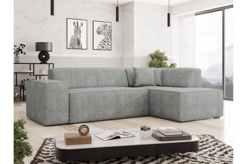 Slucajno Sofa Med Chaiselong 4-Personers - Grå - Møbler - Sofaer - Sofa med chaiselong