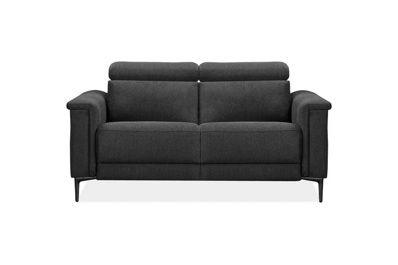 Sofa 2-sæders Lund Antracit, Belfast stof, Elektrisk hvilestol - Antracit, Belfast stof, Elektrisk hvilestol - Møbler - Sofaer - Recliner sofaer - 2 personers biografsofa & reclinersofa