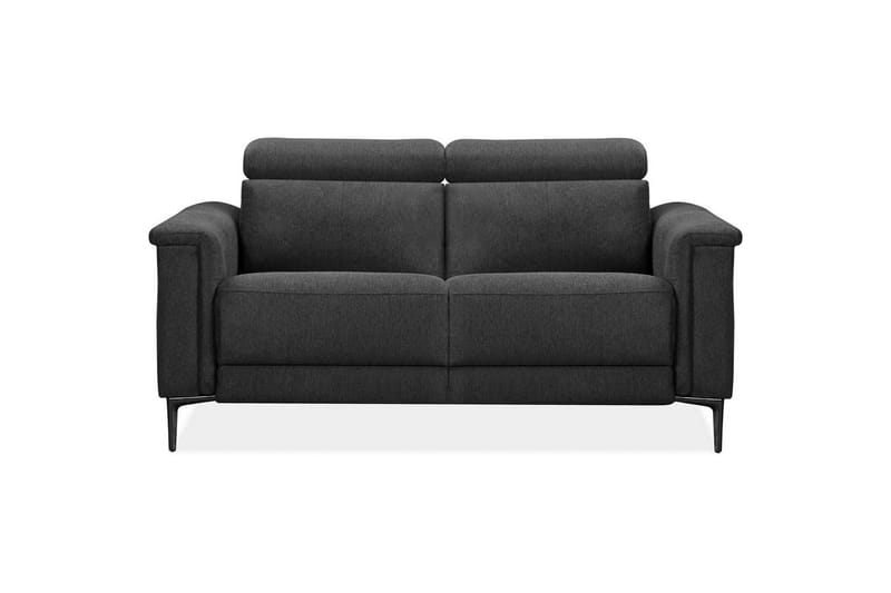 Sofa 2-sæders Lund Antracit, Belfast stof, Elektrisk hvilestol - Antracit, Belfast stof, Elektrisk hvilestol - Møbler - Sofaer - Recliner sofaer - 2 personers biografsofa & reclinersofa