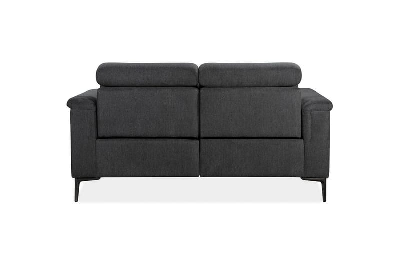 Sofa 2-sæders Lund Antracit, Belfast stof, Elektrisk hvilestol - Antracit, Belfast stof, Elektrisk hvilestol - Møbler - Sofaer - Recliner sofaer - 2 personers biografsofa & reclinersofa