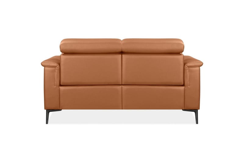 Sofa 2-sæders Lund Cognac, Læder/PU, Elektrisk hvilestol - Cognac, Læder/PU, Elektrisk hvilestol - Møbler - Sofaer - Lædersofaer