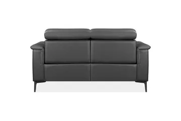 Sofa 2-sæders Lund Grå, PU, Elektrisk hvilestol - Grå, PU, Elektrisk hvilestol - Møbler - Sofaer - Lædersofaer