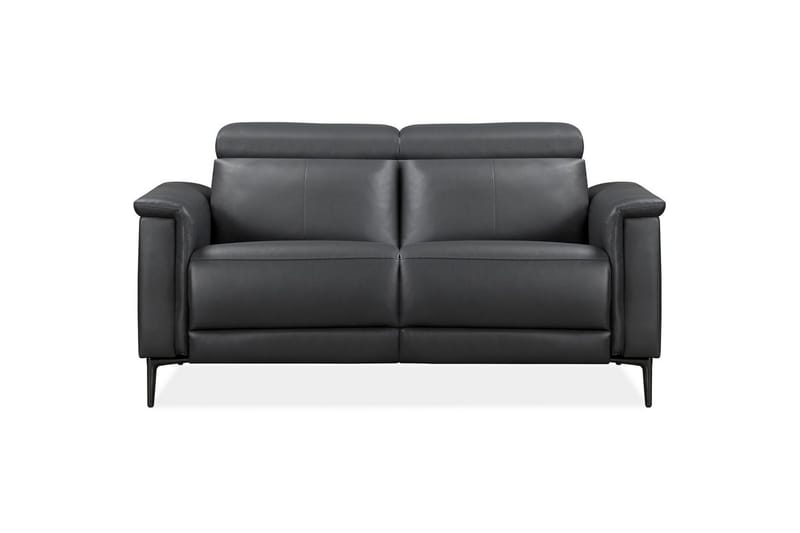 Sofa 2-sæders Lund Grå, PU, Elektrisk hvilestol - Grå, PU, Elektrisk hvilestol - Møbler - Sofaer - Recliner sofaer - 2 personers biografsofa & reclinersofa