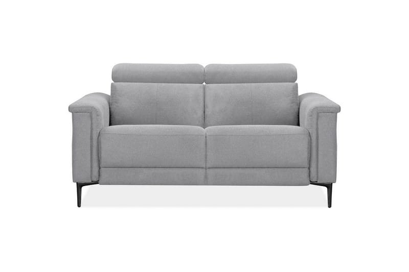 Sofa 2-sæders Lund Lys Grå, Belfast stof, Elektrisk hvilestol - Lys Grå, Belfast stof, Elektrisk hvilestol - Møbler - Sofaer - Recliner sofaer - 2 personers biografsofa & reclinersofa