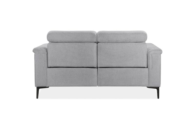 Sofa 2-sæders Lund Lys Grå, Belfast stof, Elektrisk hvilestol - Lys Grå, Belfast stof, Elektrisk hvilestol - Møbler - Sofaer - Recliner sofaer - 2 personers biografsofa & reclinersofa