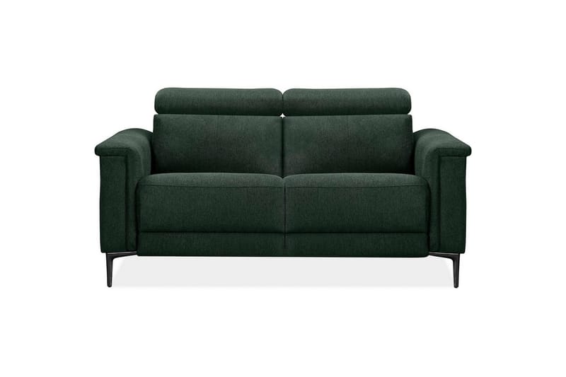 Sofa 2-sæders Lund Mørkegrøn, Belfast stof, Elektrisk hvilestol - Mørkegrøn, Belfast stof, Elektrisk hvilestol - Møbler - Sofaer - Recliner sofaer - 2 personers biografsofa & reclinersofa