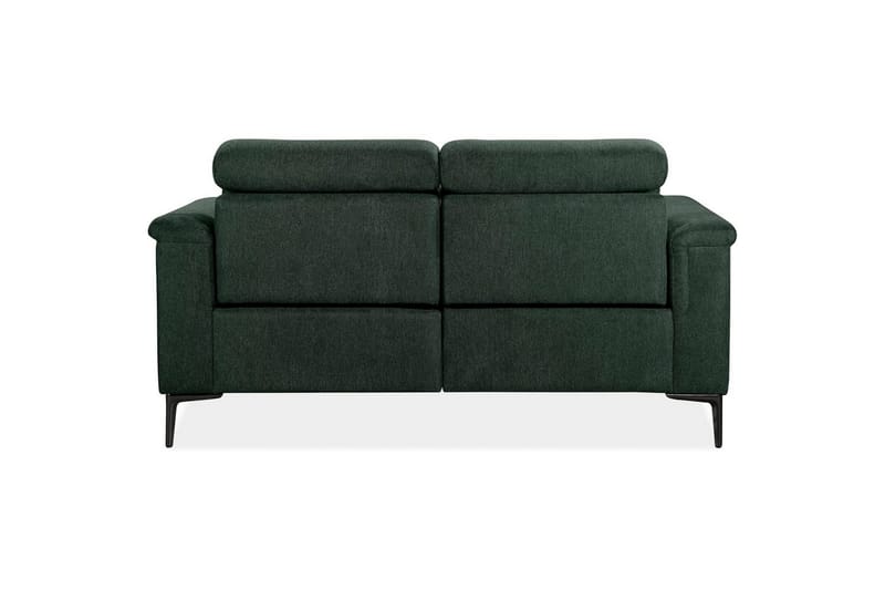 Sofa 2-sæders Lund Mørkegrøn, Belfast stof, Manuel liggestol - Mørkegrøn, Belfast stof, Manuel liggestol - Møbler - Sofaer - Recliner sofaer