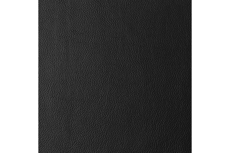 Sofa 2-sæders Lund Sort, Læder/PU, Manuel liggestol - Sort, Læder/PU, Manuel liggestol - Møbler - Sofaer - Lædersofaer