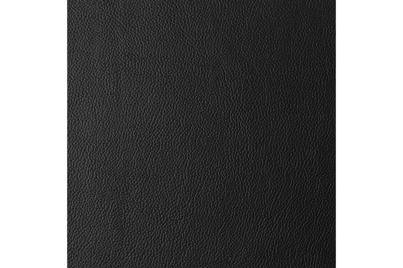Sofa 2-sæders Lund Sort, Læder/PU, Manuel liggestol - Sort, Læder/PU, Manuel liggestol - Møbler - Sofaer - Lædersofaer